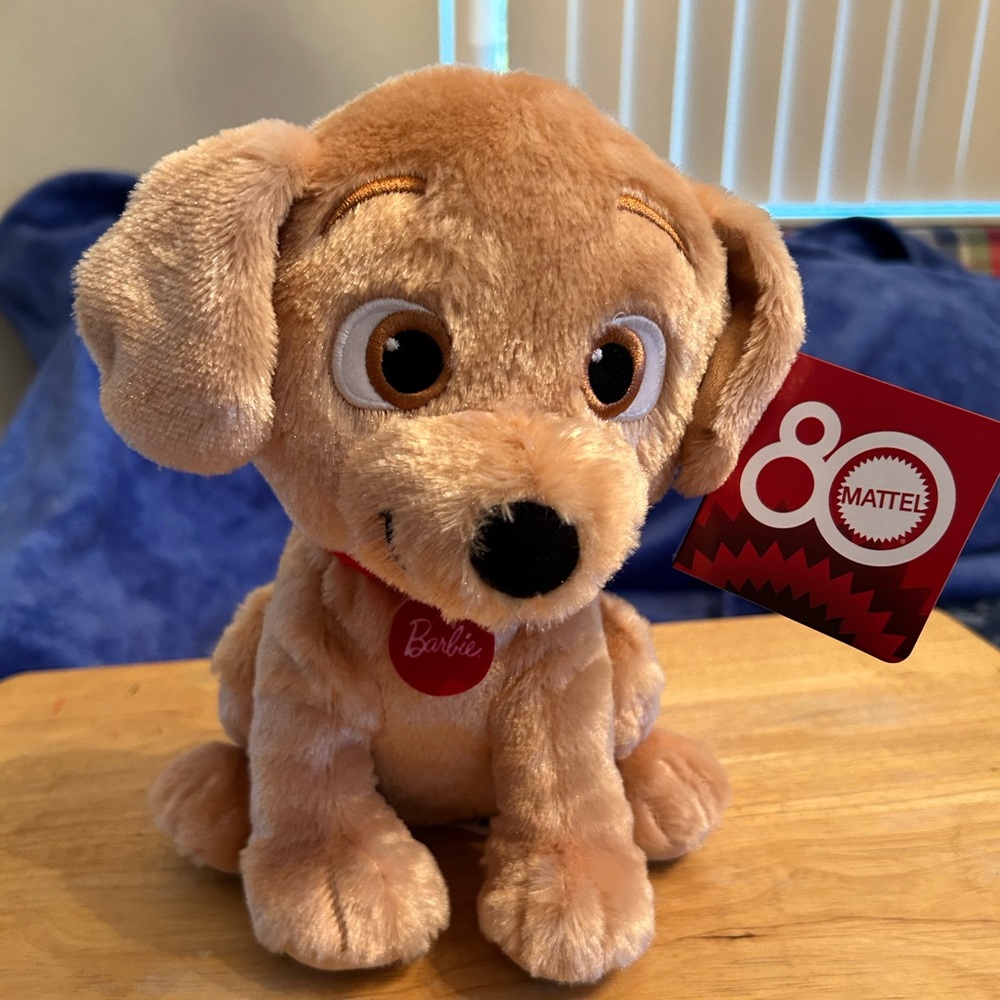 Khol’s cares Barbie, 80th anniversary, plush dog stuffed animal